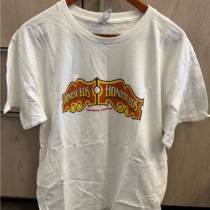 Collector’s Piece from Honest Ed’s White Graphic Short Sleeve Tee Brand New